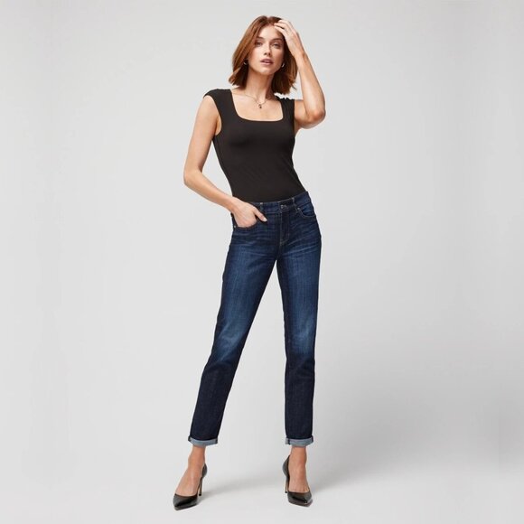 2/$30 WHBM Curvy Mid-Rise Everyday Soft Girlfriend Jeans 0 #A0164 - Picture 1 of 11